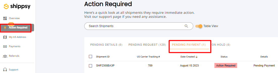 How to make a payment — screenshot 2