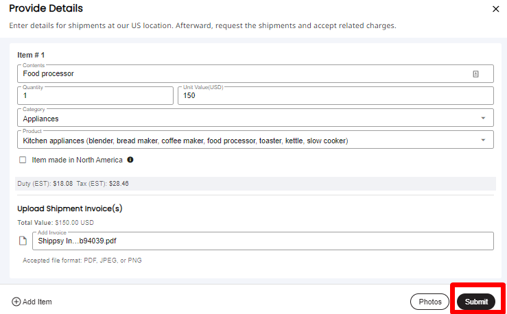 How to use Shippsy — screenshot 5