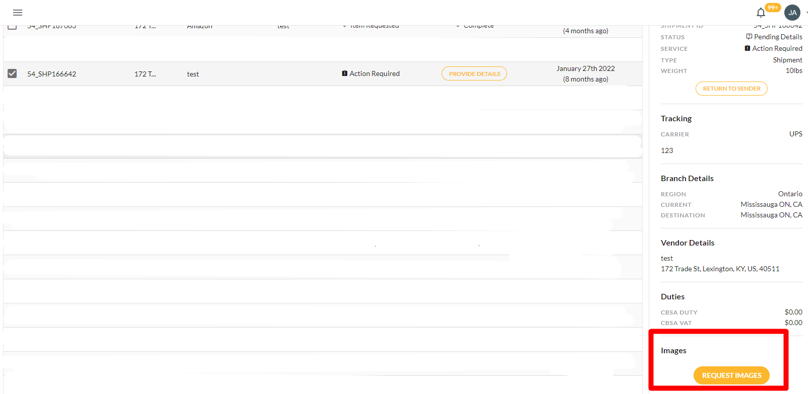 What should I do if my order has multiple shipments and I only have 1 invoice? — screenshot 1